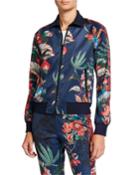 Bye Birdy Printed Track Jacket