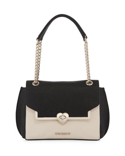 Two-tone Faux-leather