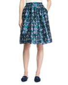 Houndstooth Floral Jacquard