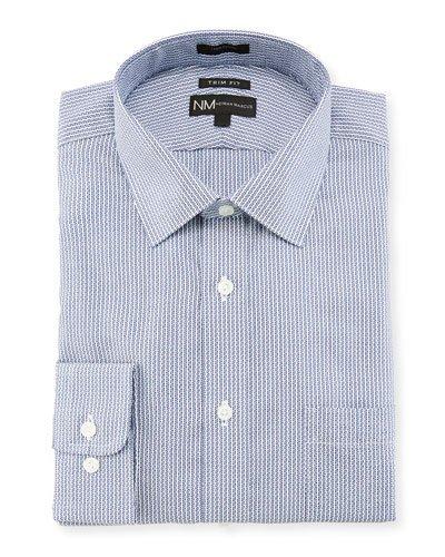 Trim Fit Striped Dobby Dress