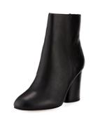 Niana Smooth Leather Bootie, Black