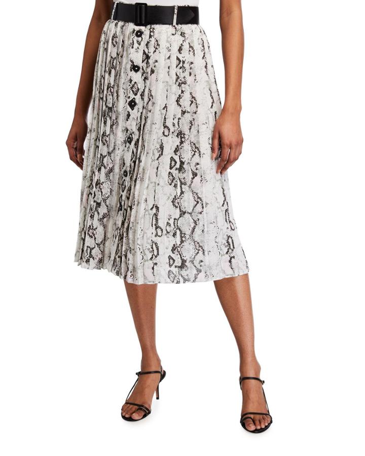 Pleated Belted