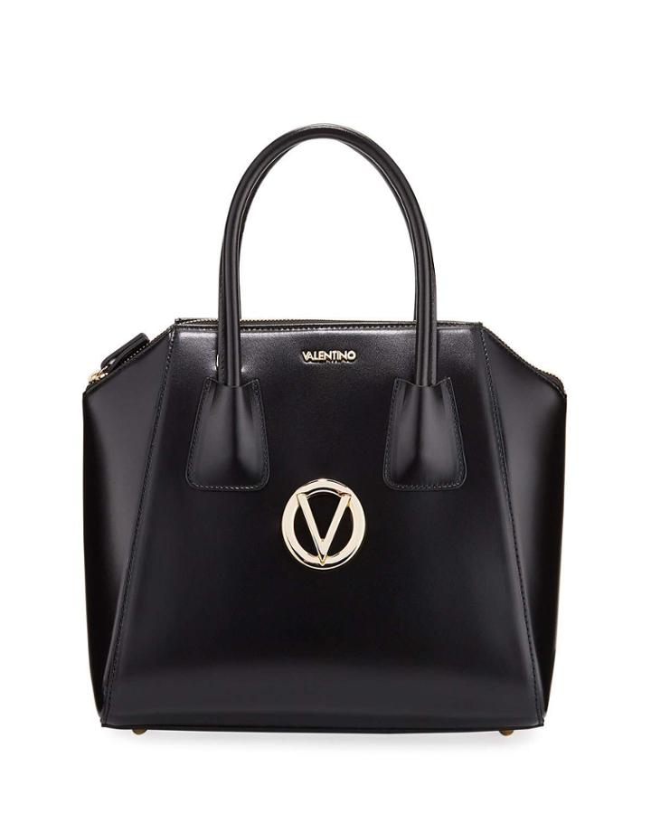 Minimi Sleek Leather Top-handle
