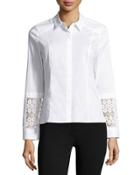 Lace-cuff Poplin
