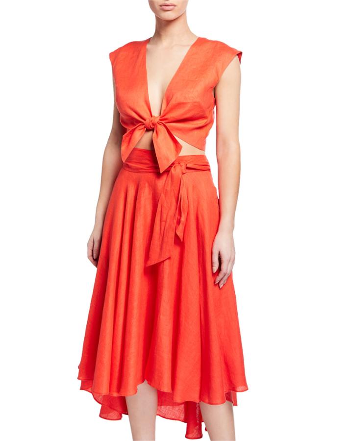 Marcy Tie-front Cropped