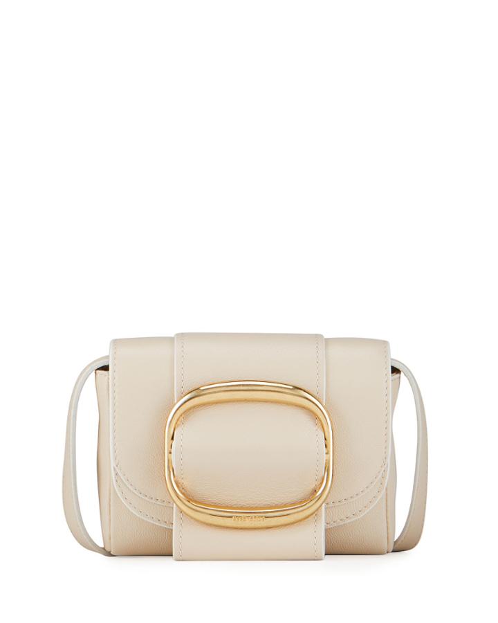 Hopper Golden Buckle Crossbody Bag