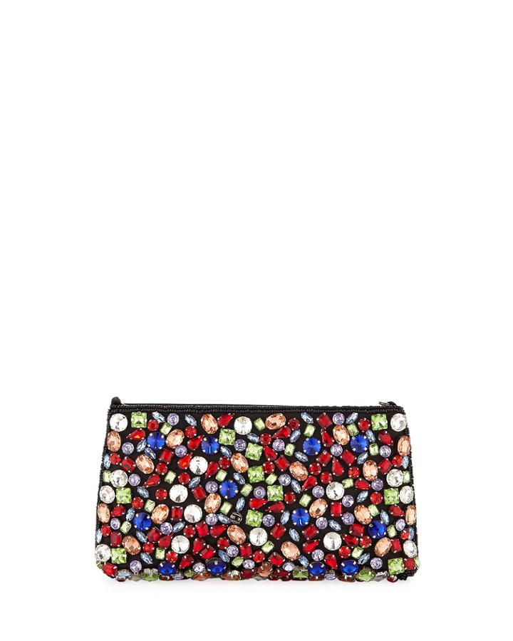 Jewel Slim Camera Clutch Bag