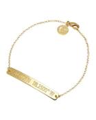 22k Gold-plated Nile Pendant Bracelet