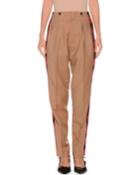 Pleated Tapered-leg Mohair-blend Trousers W/