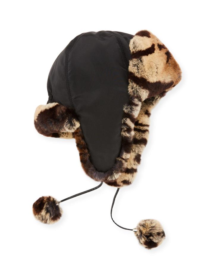 Trapper Hat W/ Fur Trim