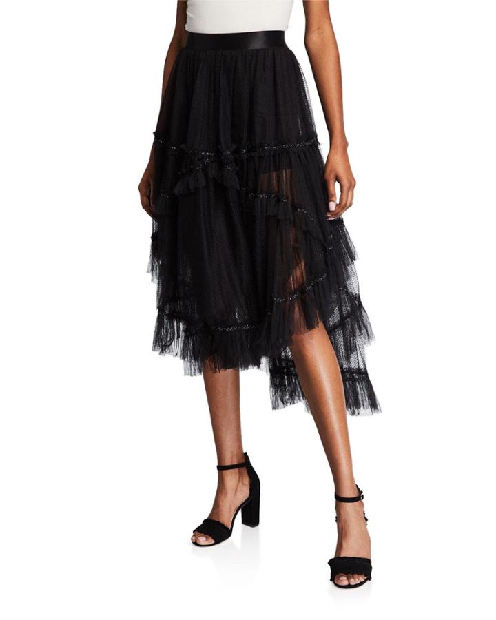 Tiered Mesh High-low A-line