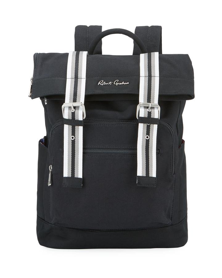 Men's Canvas Flap-top Backpack