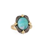 Old World Pave Crivelli Ring With Diamonds,