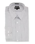 Men's Trim-fit Twill Stripe Dress