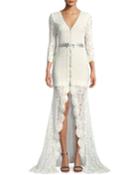 Finola Lace Zip-front Gown