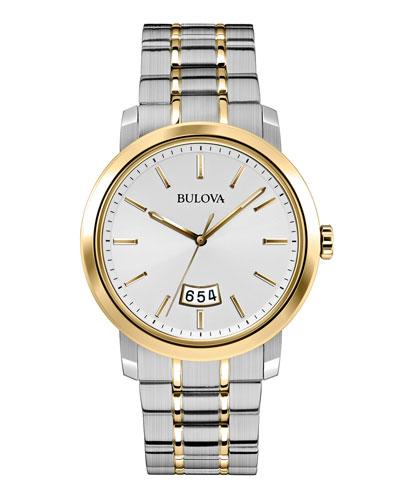 40mm Men's Two-tone Bracelet Watch