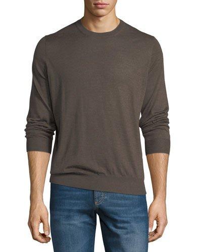 Cashmere/silk Long-sleeve