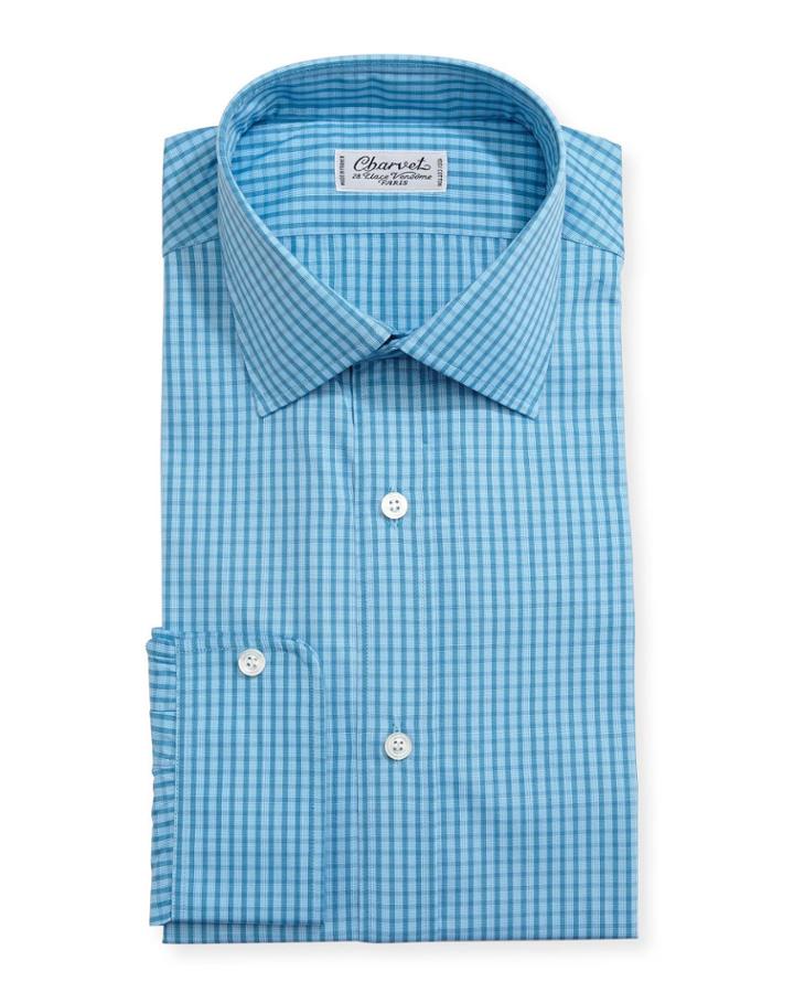 Mini-check Cotton Dress
