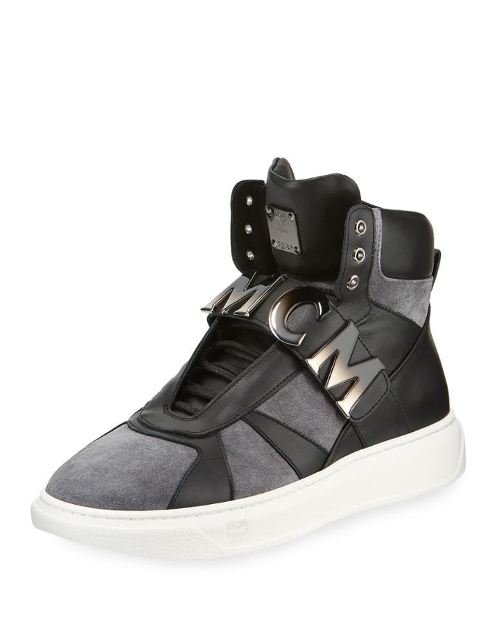 Men's Logo-strap High-top