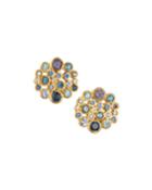 Pointelle 22k Multi-stone Earrings