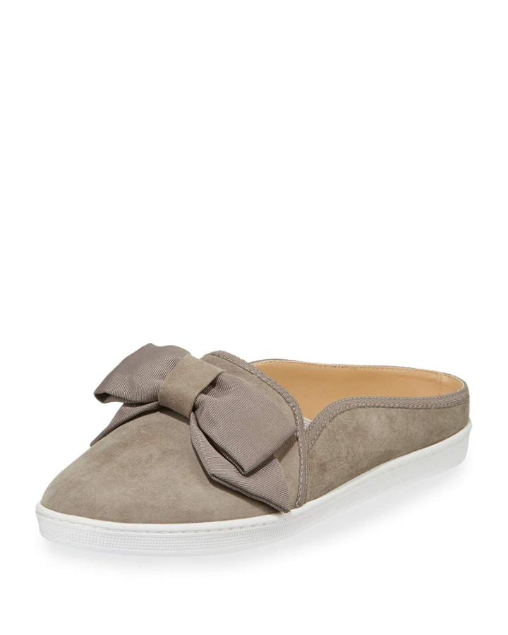 Courtenay Suede Bow Mule
