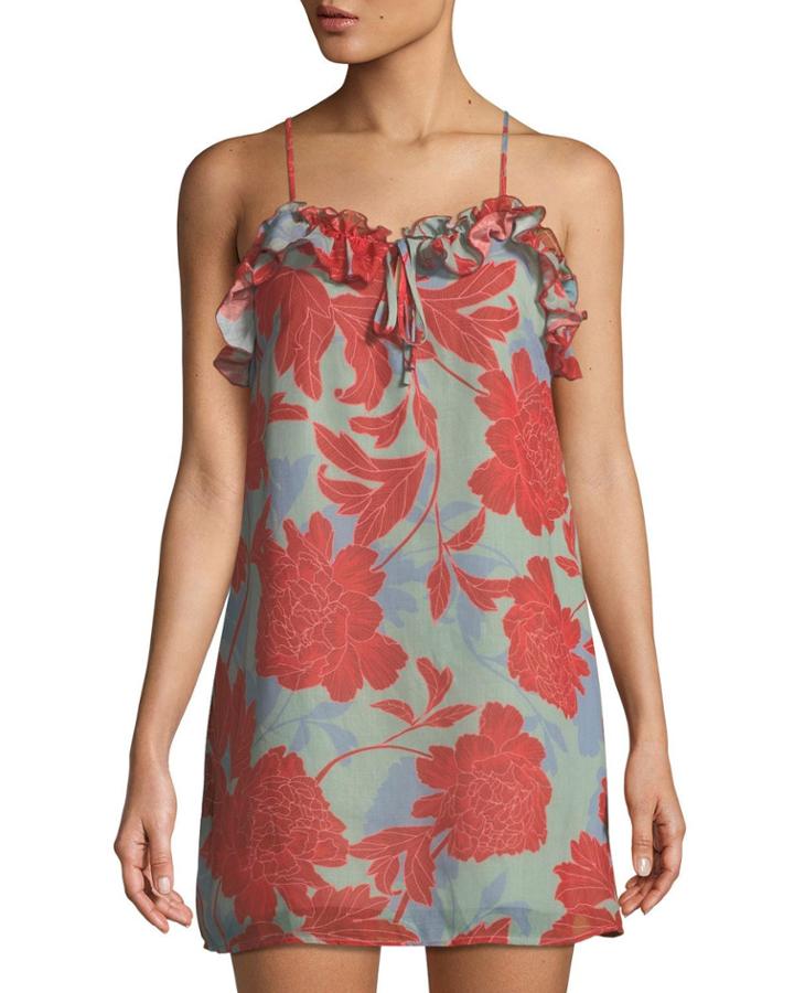 Ruffle-top Floral