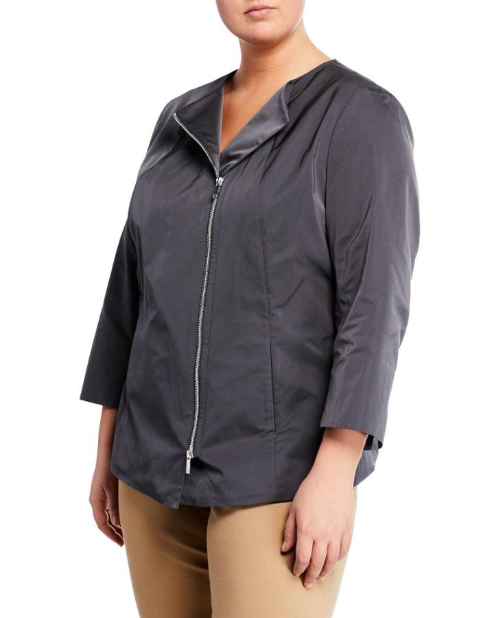Rashida Zip-front Jacket,