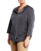 Rashida Zip-front Jacket,
