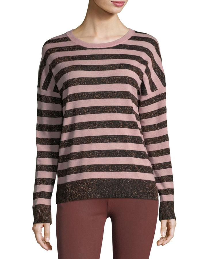June Crewneck Long-sleeve Striped