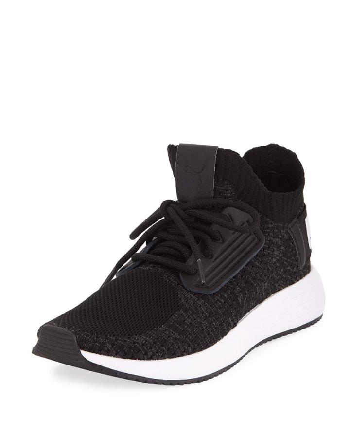 Uprise Knit Lace-up