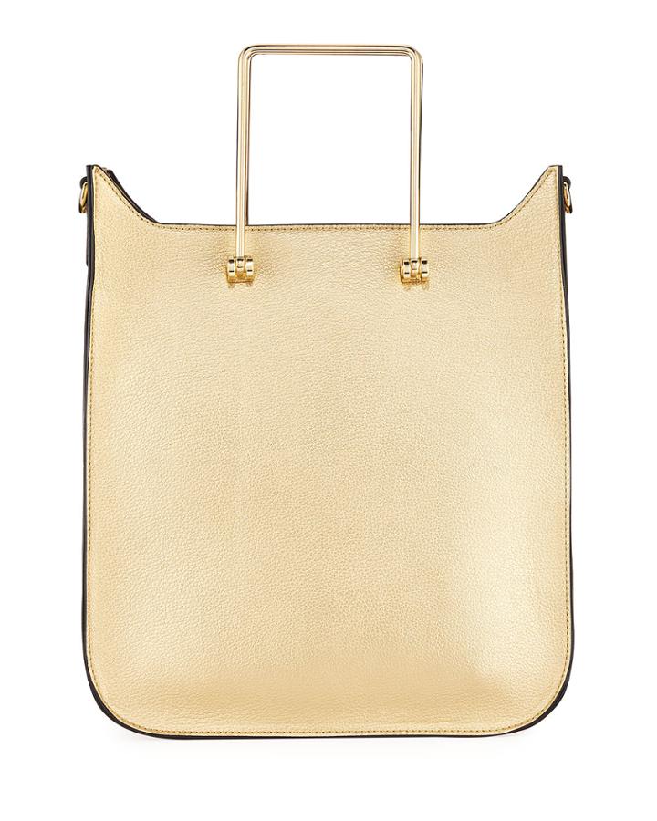Erin Metallic Faux-leather