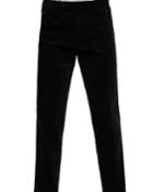 Men's Straight-leg Corduroy Pants, Black