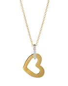 Chic & Shine 18k Diamond Heart Necklace