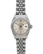 Pre-owned 26mm Datejust 18k White Gold Bracelet Watch