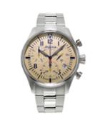 Men's Startimer Pilot 42mm Chronograph Watch W/ Bracelet Strap,