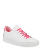 Neon Leather Low-top