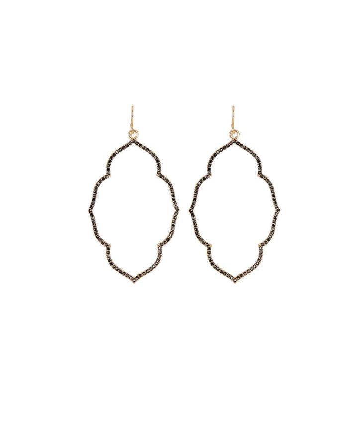 Crystal Moroccan-drop Earrings
