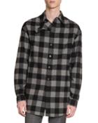 Men's Buffalo Check Flannel Oversized