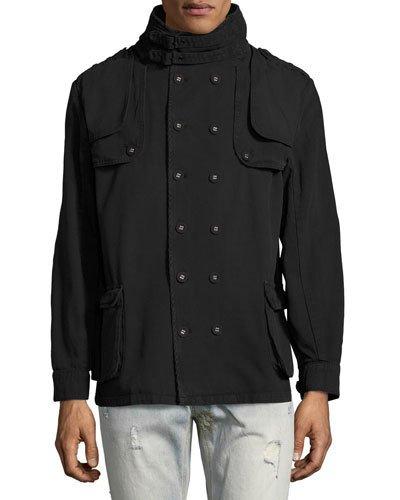 Mr. Tommy Double-breasted Jacket, Black