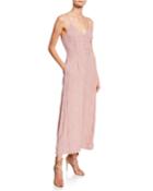 Rose Embroidered Wide-leg Jumpsuit