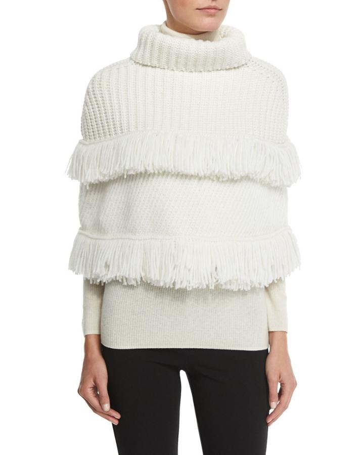 Cashmere Fringe Topper