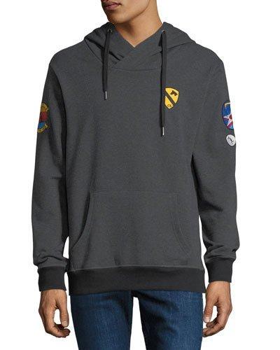 Patchwork Pullover Hoodie