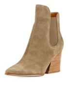 Finley Suede Gored Bootie