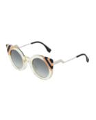 Oversized Cat Eye Acetate