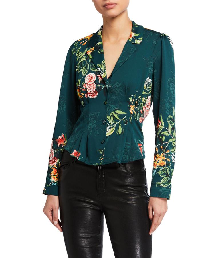 Vintage Pleated Top