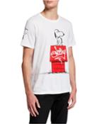 Men's Snoopy Graphic Cotton T-shirt