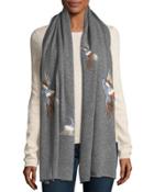 Wool-blend Bird Appliqu&eacute;