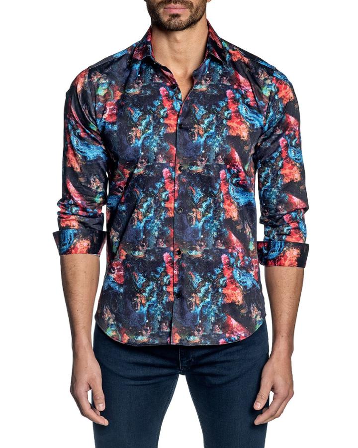 Men's Semi-fit Galaxy