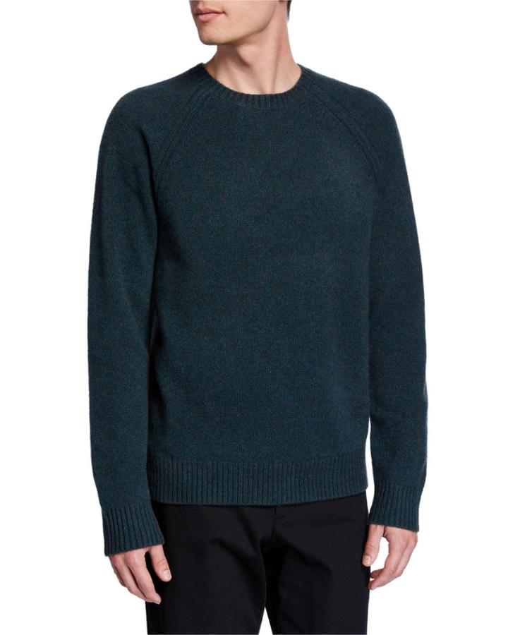 Men's Crewneck Raglan Long-sleeve