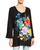 Fusion Floral-print Blouse